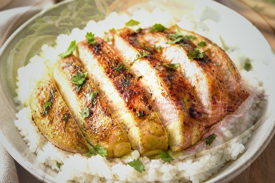 Bowl de riz jasmin au poulet (rapide)