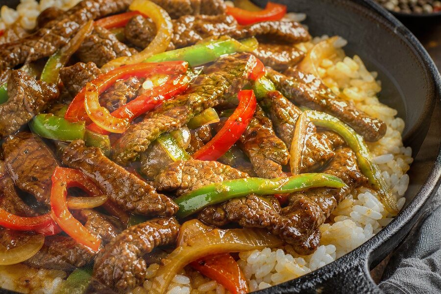 En soupe de riz thaï au bœuf (express 15 min)